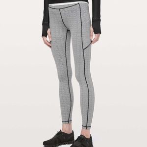 Houndstooth lululemon Speed Up Tight 28"